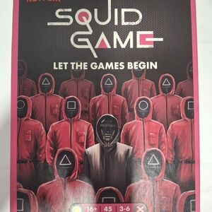 Squid Game Board Game - Red and Black